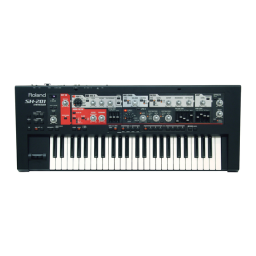 Roland SH-201 Manuel utilisateur | Fixfr