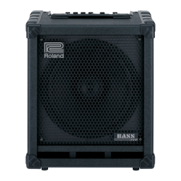 Roland CUBE-100 BASS Manuel utilisateur | Fixfr