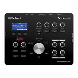 Roland TD-25 Module de sons de batterie Mode d'emploi | Fixfr