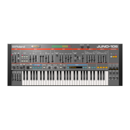 Roland JUNO-106 Manuel utilisateur | Fixfr