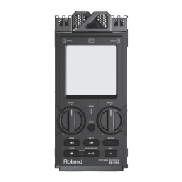 Roland R-26 3-Way Portable Field Recorder Manuel du propriétaire | Fixfr