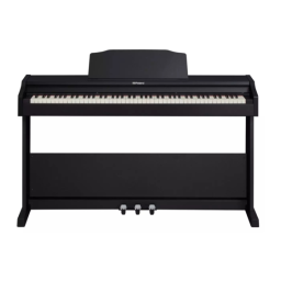 Roland RP102 Digital Piano Manuel du propriétaire | Fixfr