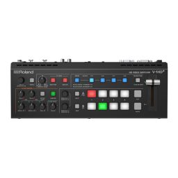 Roland V-1HD+ 高清视音频切换台 Manuel utilisateur | Fixfr