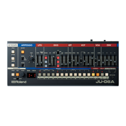 Roland JU-06A Mode d'emploi + Chat IA & Téléchargement PDF | Fixfr