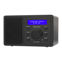 Renkforce RF-IR-MONO1 WOOD Internet desk radio Internet Manuel du propriétaire | Fixfr