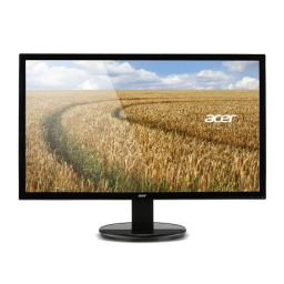 Acer K202HQL Monitor Manuel utilisateur | Fixfr
