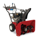 Toro 724 Snowthrower Manuel utilisateur