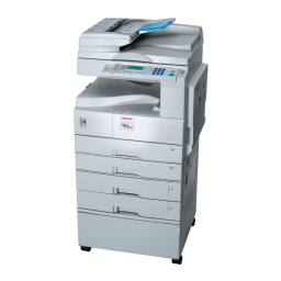 Ricoh Aficio MP 1600L Manuel utilisateur | Fixfr