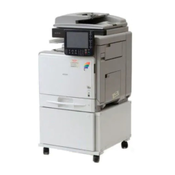 Ricoh Aficio MP C400SR Manuel utilisateur | Fixfr