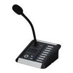 RCF BM 7608 DESK-TOP EMERGENCY MICROPHONE CONSOLE sp&eacute;cification