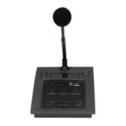 RCF BM 9802 DESK-TOP EMERGENCY MICROPHONE CONSOLE spécification | Fixfr