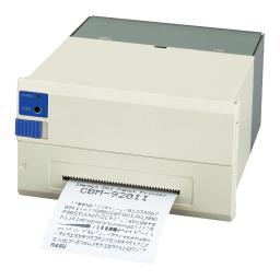 Citizen CBM-920II printer Fiche technique | Fixfr