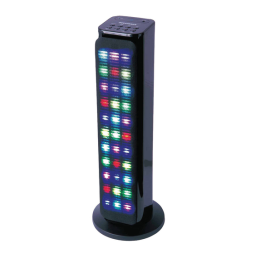 Sylvania SP355 BLUETOOTH TABLETOP PLASMA LED TOWER SPEAKER Manuel du propriétaire | Fixfr