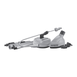 sunjoe SPX1500 Electric Pressure Washer Manuel du propriétaire | Fixfr
