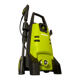 sunjoe SPX1501 Electric Pressure Washer Manuel du propriétaire | Fixfr