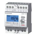 Socomec DIRIS A14 Operating instrustions