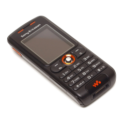 Sony Ericsson W200I Manuel utilisateur | Fixfr