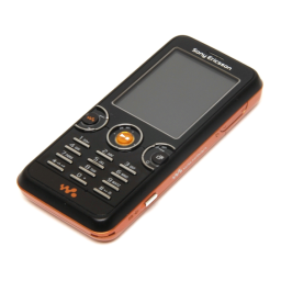 Sony Ericsson W610 Manuel utilisateur | Fixfr