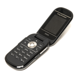 Sony Ericsson Z320I Manuel utilisateur | Fixfr