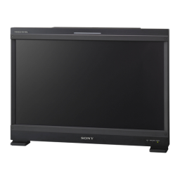 Sony BVM-E250 Manuel utilisateur | Fixfr