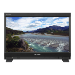 Sony PVM-2541 Manuel utilisateur | Fixfr