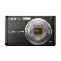 Sony CYBER-SHOT DSC-S980 Manuel du propriétaire | Fixfr