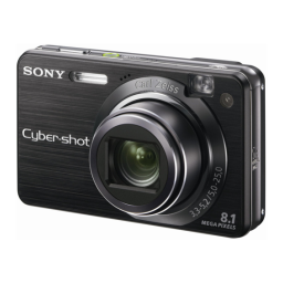 Sony CYBER-SHOT DSC-W170 Manuel du propriétaire | Fixfr