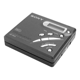 Sony MZ-R500 Manuel du propriétaire | Fixfr