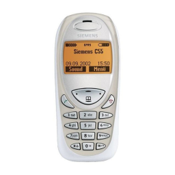 Siemens C55 Téléphone mobile: Manuel Utilisateur + IA | Fixfr
