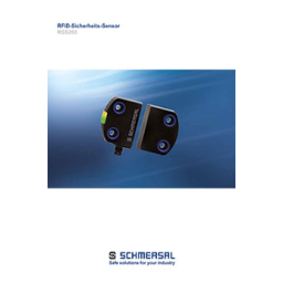 schmersal RSS260-I2-LSTM12-4-0,25M-AS Electronic safety-sensor Mode d'emploi | Fixfr