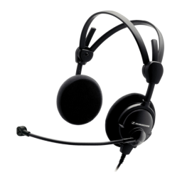 Sennheiser HMD 46-3-6 Manuel utilisateur | Fixfr