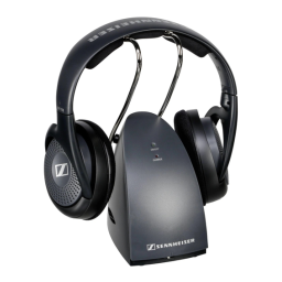 Sennheiser RS 118 Casque audio ou écouteurs sans fil / Bluetooth Manuel du propriétaire | Fixfr