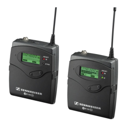 Sennheiser EW 122-p G2: Chat IA et Téléchargement PDF | Fixfr