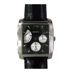 Seiko 5Y66 Manuel utilisateur | Fixfr