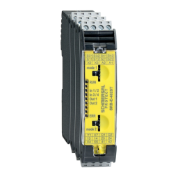 schmersal SRB-E-402ST Multi-function safety relay module Mode d'emploi | Fixfr