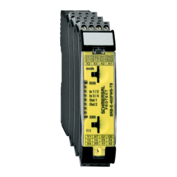 schmersal SRB-E-402FWS-TS Multi-function safety module Mode d'emploi | Fixfr