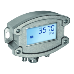 S+S Regeltechnik PREMASGARD 7111-U VAQ Pressure and differential pressure measuring transducers Mode d'emploi | Fixfr