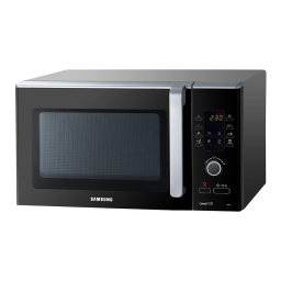 CE107B, CE107BA Manuel Four Micro-ondes | AI Chat et PDF | Fixfr