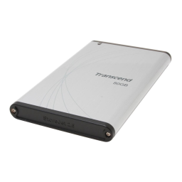 Transcend TS0GSJ25B-S Manuel utilisateur | Fixfr