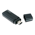 Trendnet TEW-644UB Wireless N USB Adapter Fiche technique