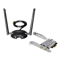 Trendnet TEW-807ECH AC1200 High Power Wireless Dual Band PCIe Adapter Fiche technique | Fixfr