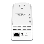 Trendnet TPL-307E 200Mbps Powerline AV Adapter Fiche technique