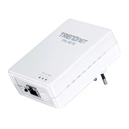 Trendnet TPL-401E Manuel utilisateur | Fixfr