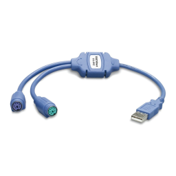 Trendnet TU-PS2 USB to PS/2 Converter Fiche technique | Fixfr