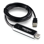 Trendnet TU2-PCLINK High Speed PC-to-PC Share Cable Fiche technique