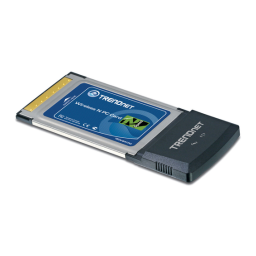 Trendnet TEW-641PC Wireless N PC Card Fiche technique | Fixfr