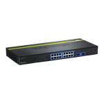 Trendnet TEG-160WS 16-port Gigabit Web Smart Switch Fiche technique