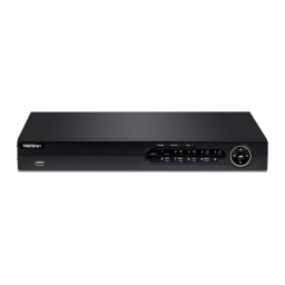 Trendnet RB-TV-NVR208 8-Channel 1080p HD PoE+ NVR Fiche technique | Fixfr