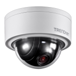 Trendnet TV-IP420P Indoor/Outdoor 3MP Motorized PTZ Dome Mira IP Camera Fiche technique