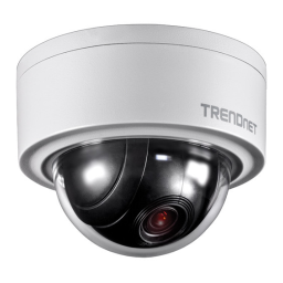 Trendnet TV-IP420P Indoor / Outdoor 3 MP Motorized PTZ Dome Network Camera Fiche technique | Fixfr